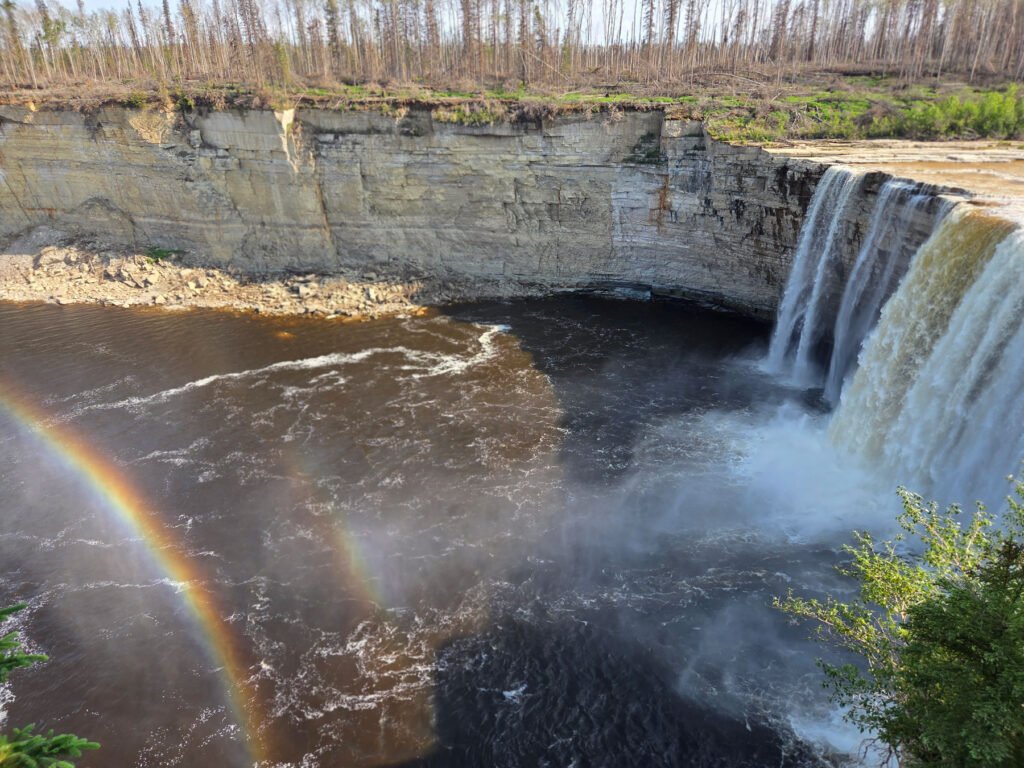 Alexandra Falls Rainbow on the Hay River