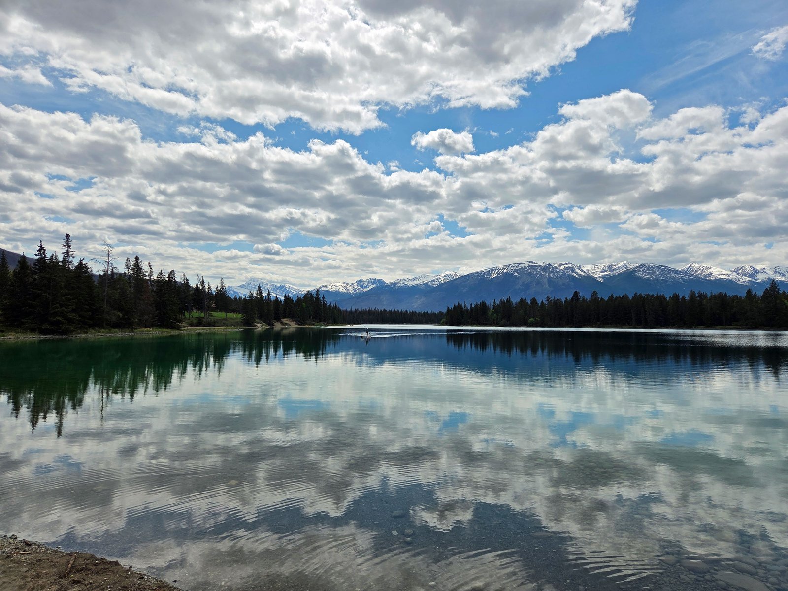 Lori and Maddie on Edith Lake