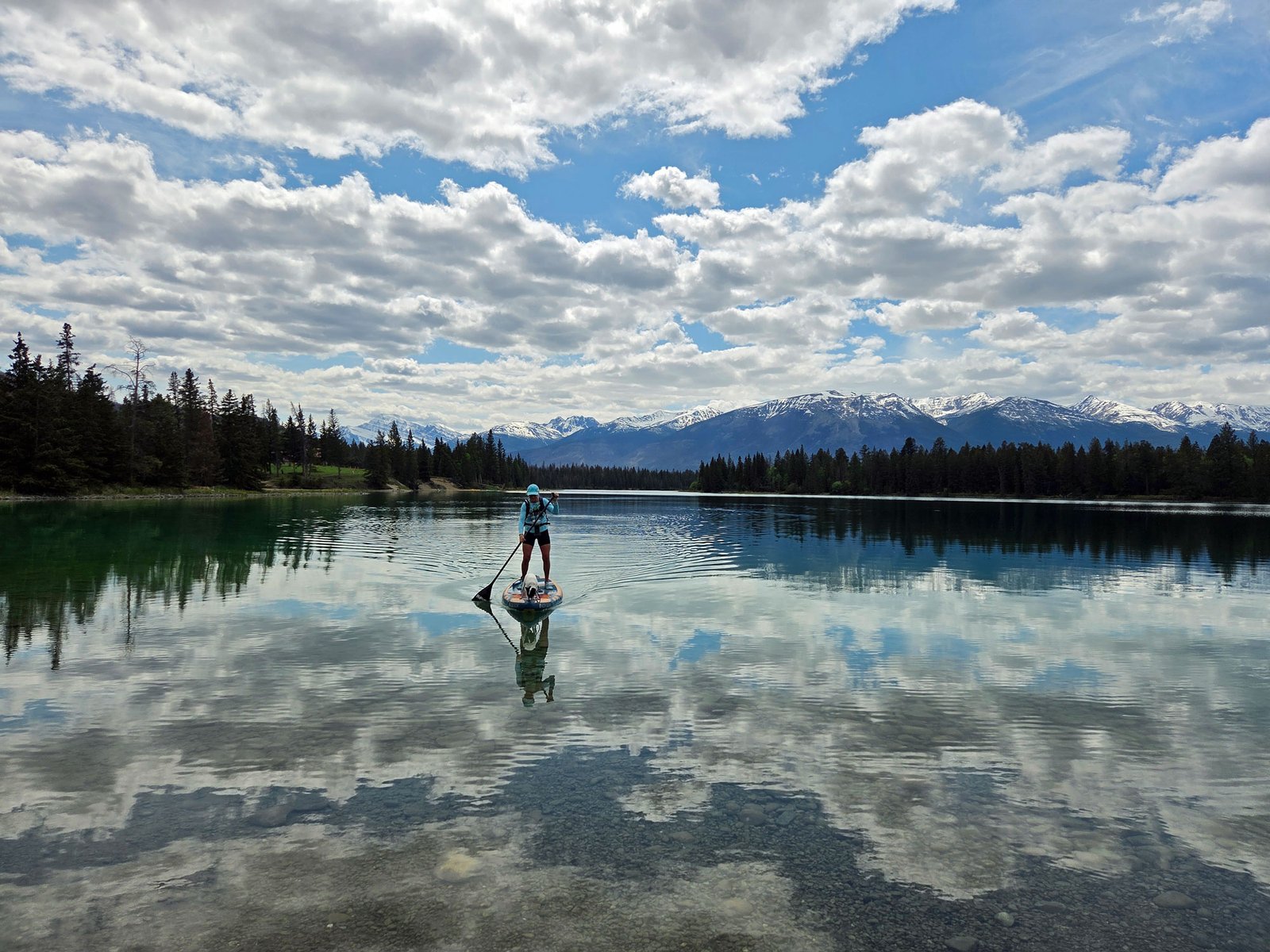 Lori and Maddie on Edith Lake