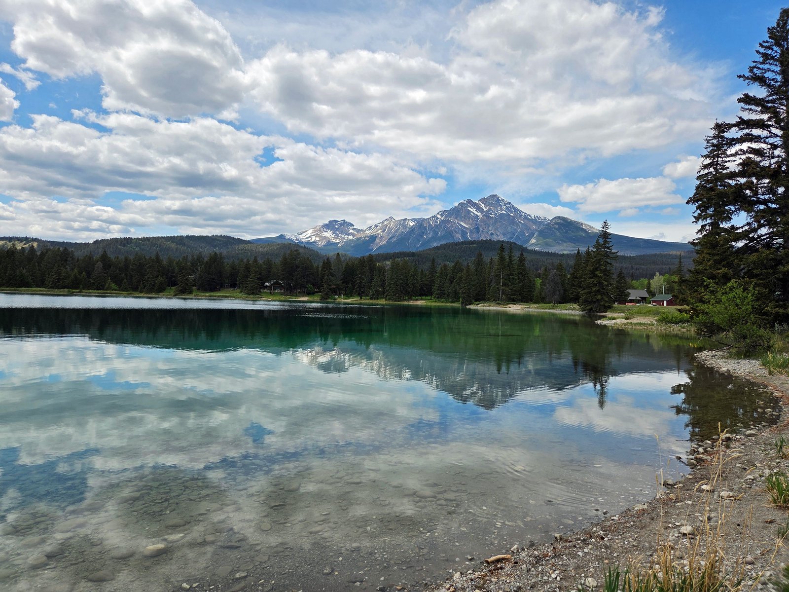 Edith Lake and Pyramid Mountain