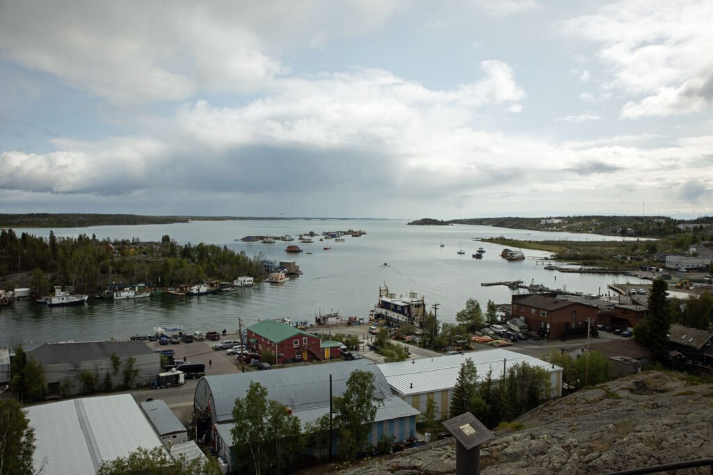 Yellowknife-Harbor-on-Great-Slave-Lake Yellowknife Harbor on Great Slave Lake