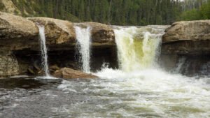 Coral Falls at Sambaa Deh Territorial Park
