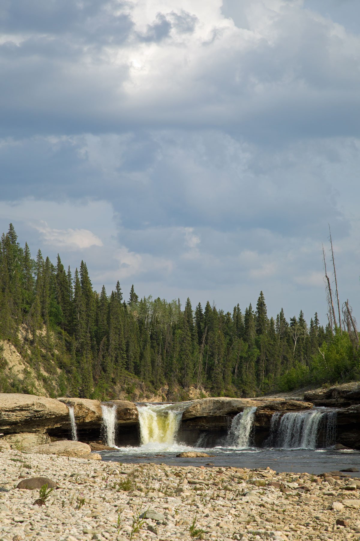 Coral Falls at Sambaa Deh Territorial Park
