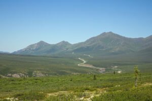 Dempster Highway North from Goldensides Mountain