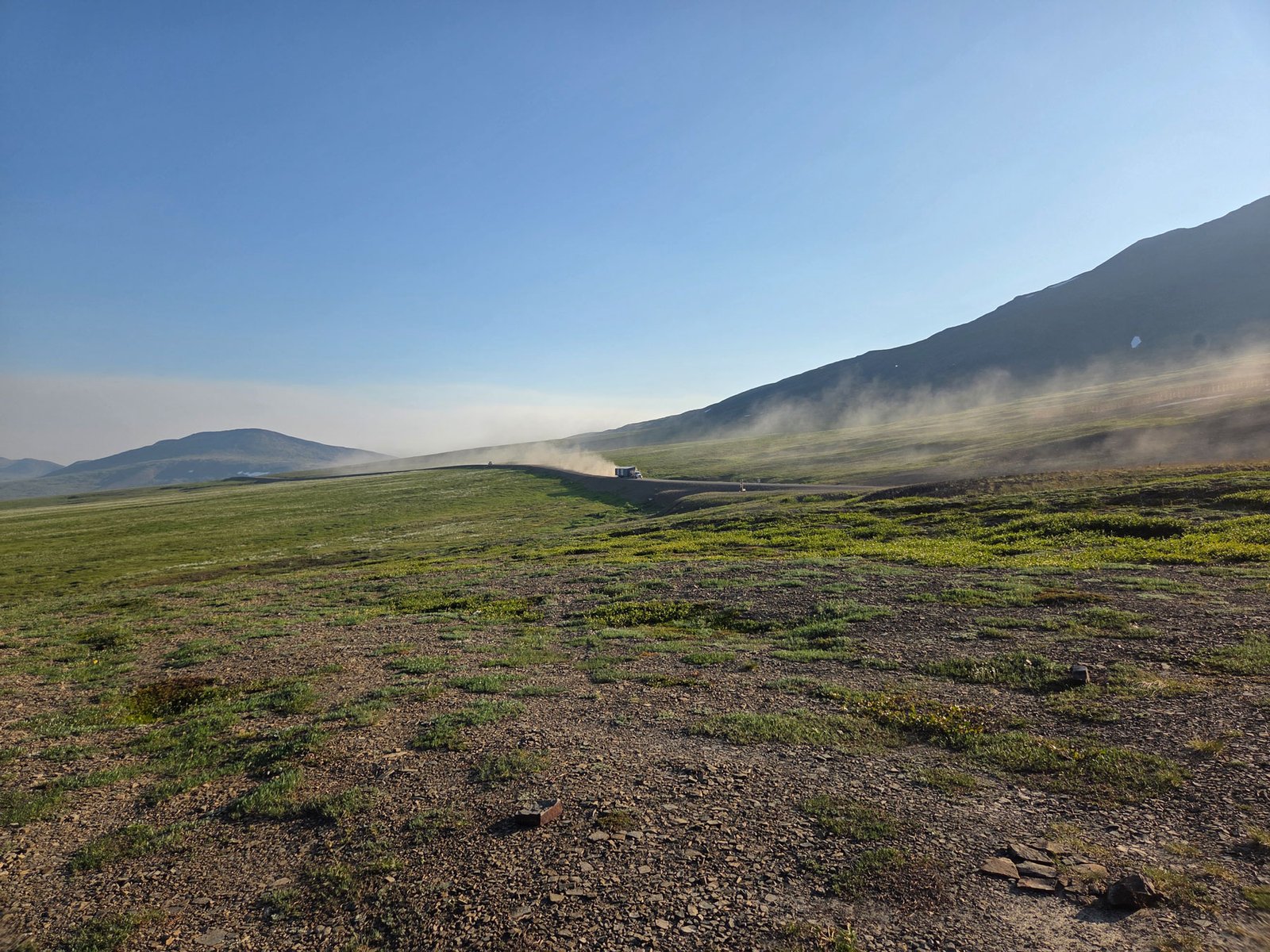 Dempster from the YK-NT border camp