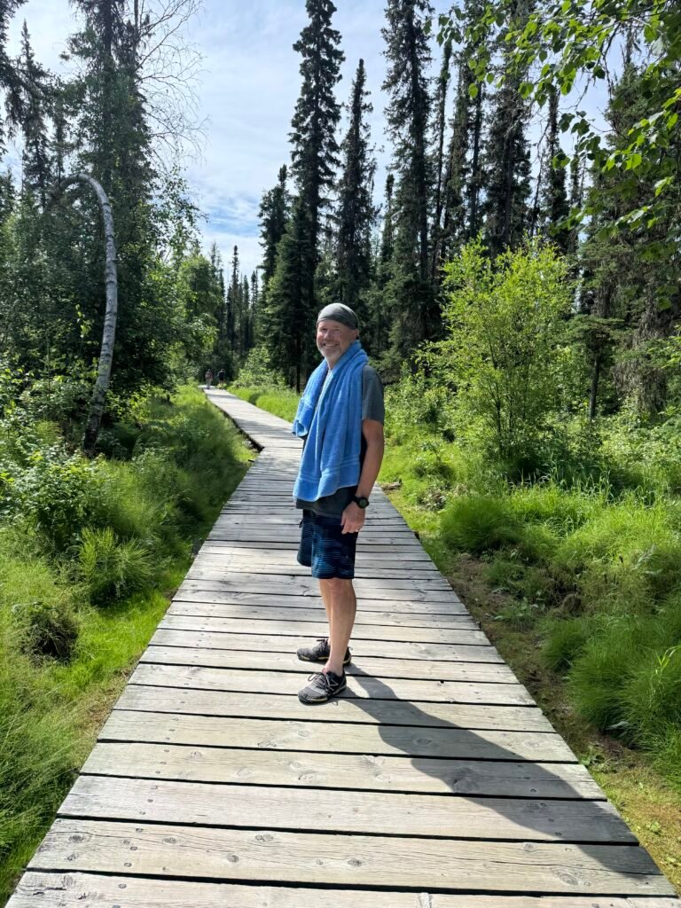 Boardwalk to Liard Hotsprings