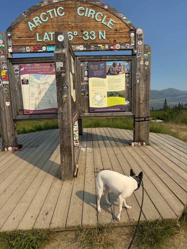 Crossing into the Arctic Circle