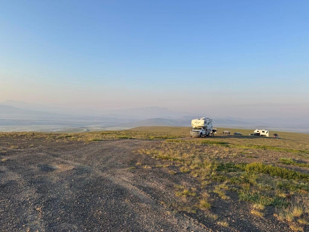 Yukon/NWT border campsite