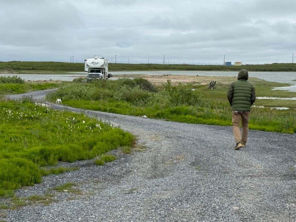 Camping at the Pingo Day Use Area