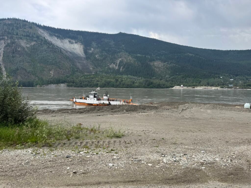 Ferry Service from Dawson City to the Top of the World Highway