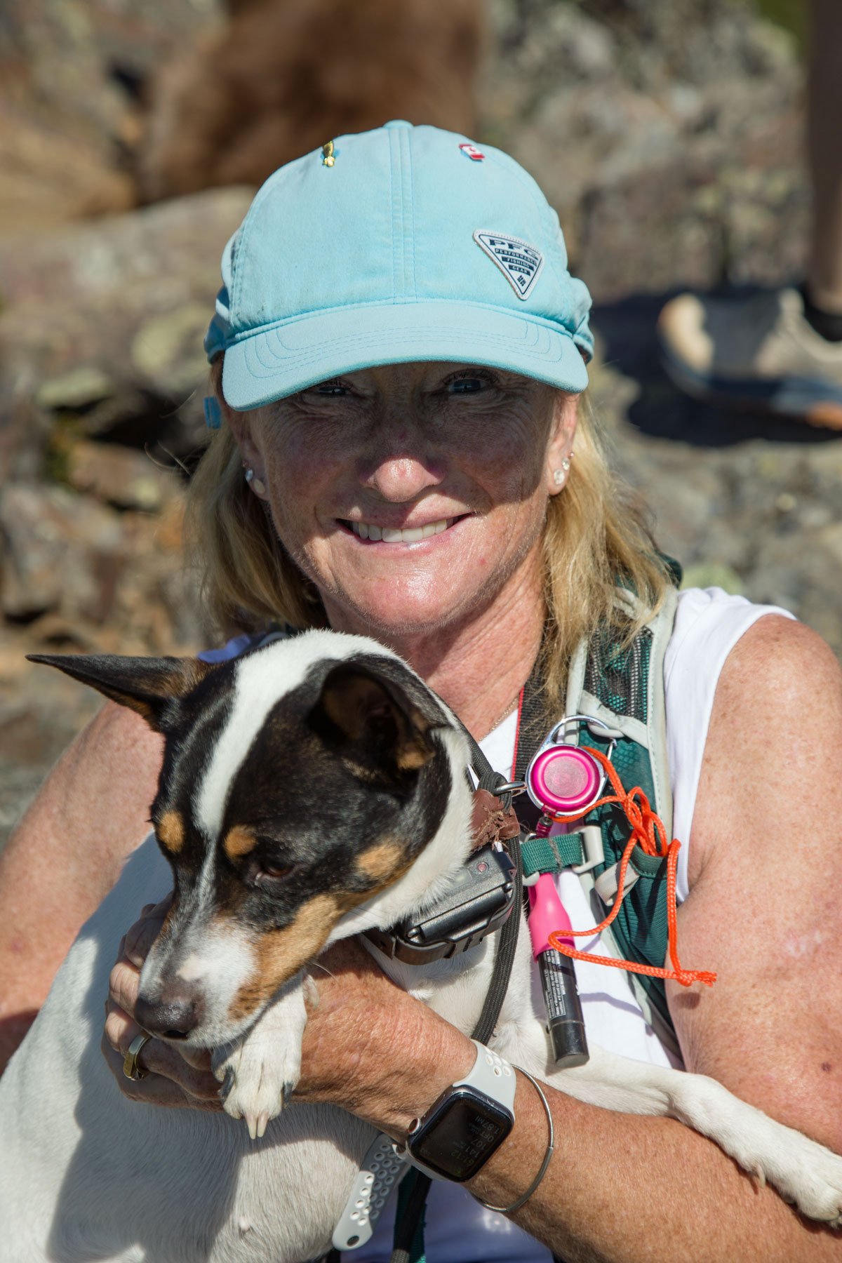 Lori and Maddie on Goldensides Mountain