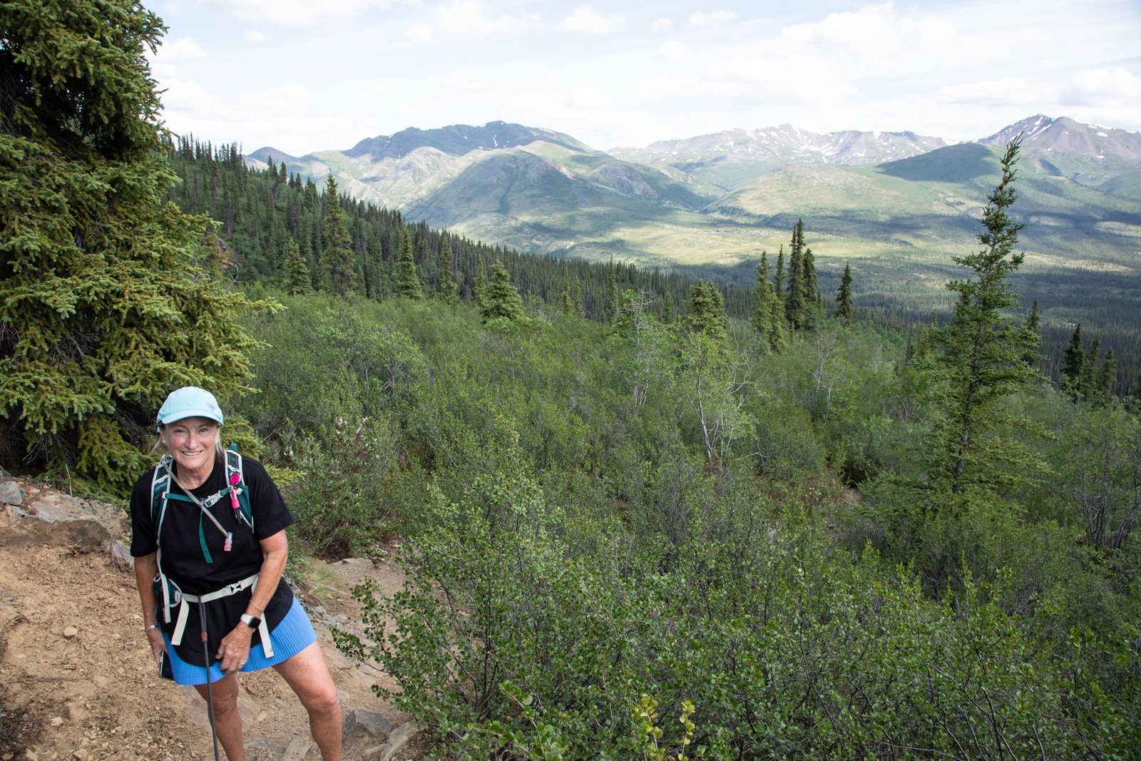 Lori on the Grizzly Lake Trail