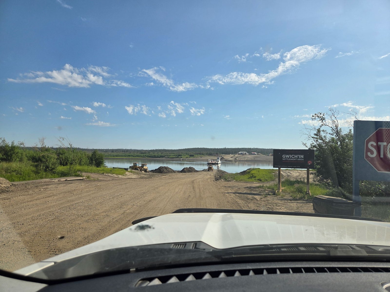 Peel River Ferry Crossing