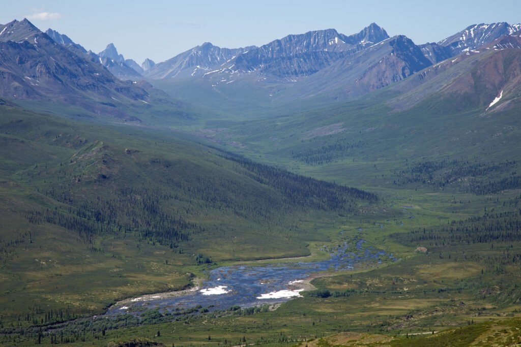 Tombstone Mountain from Goldensides Mountain