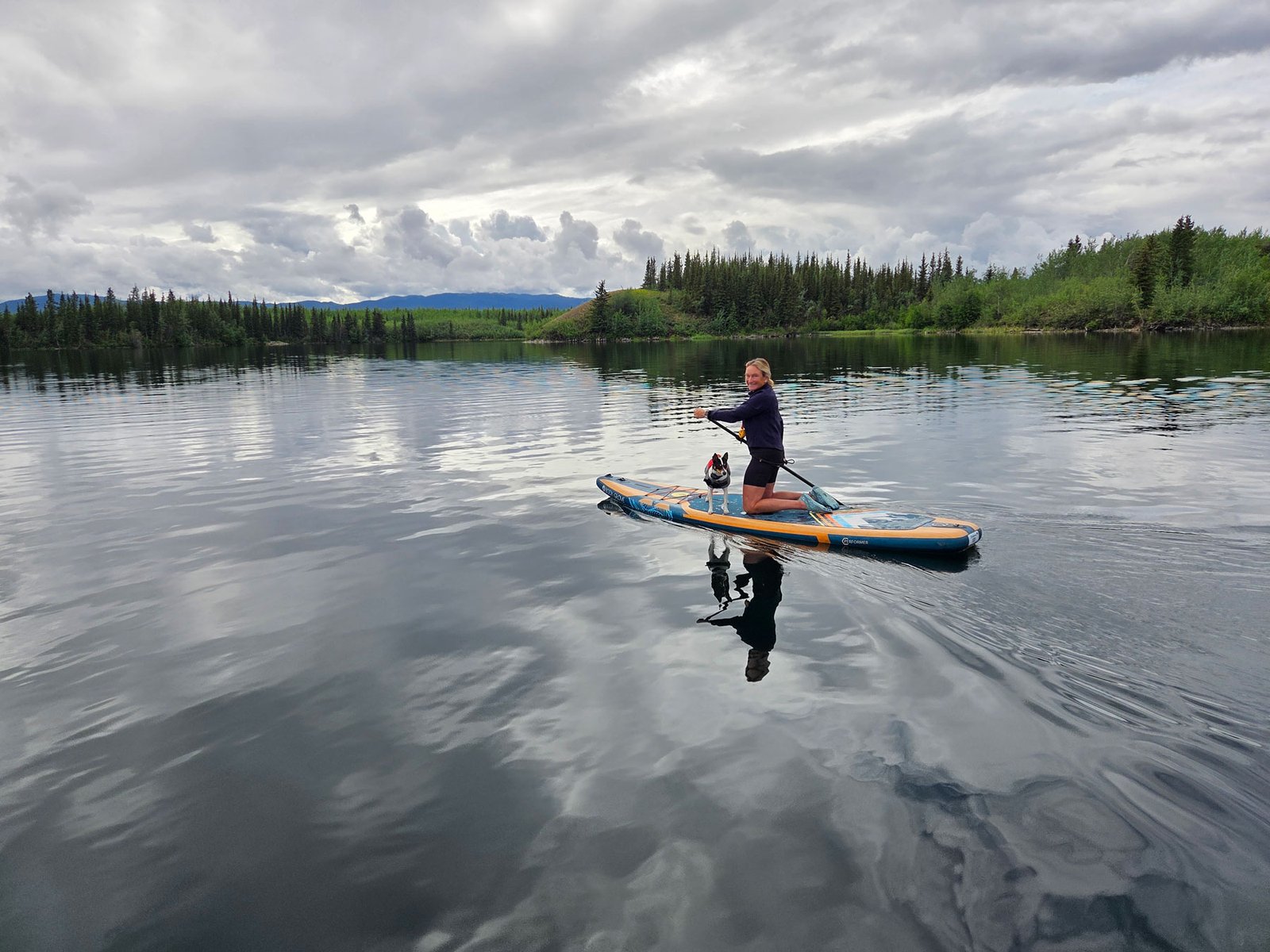 Lori and Maddie on Twin Lakes