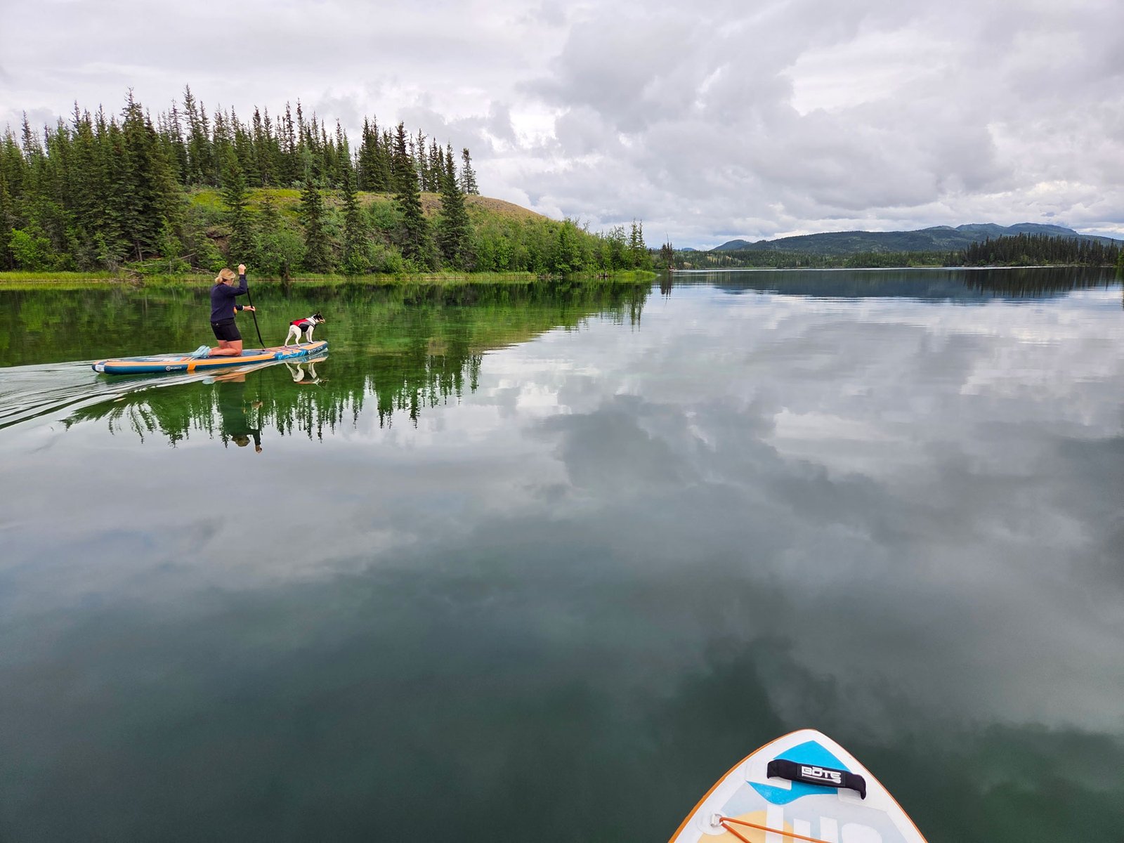 Lori and Maddie on Twin Lakes
