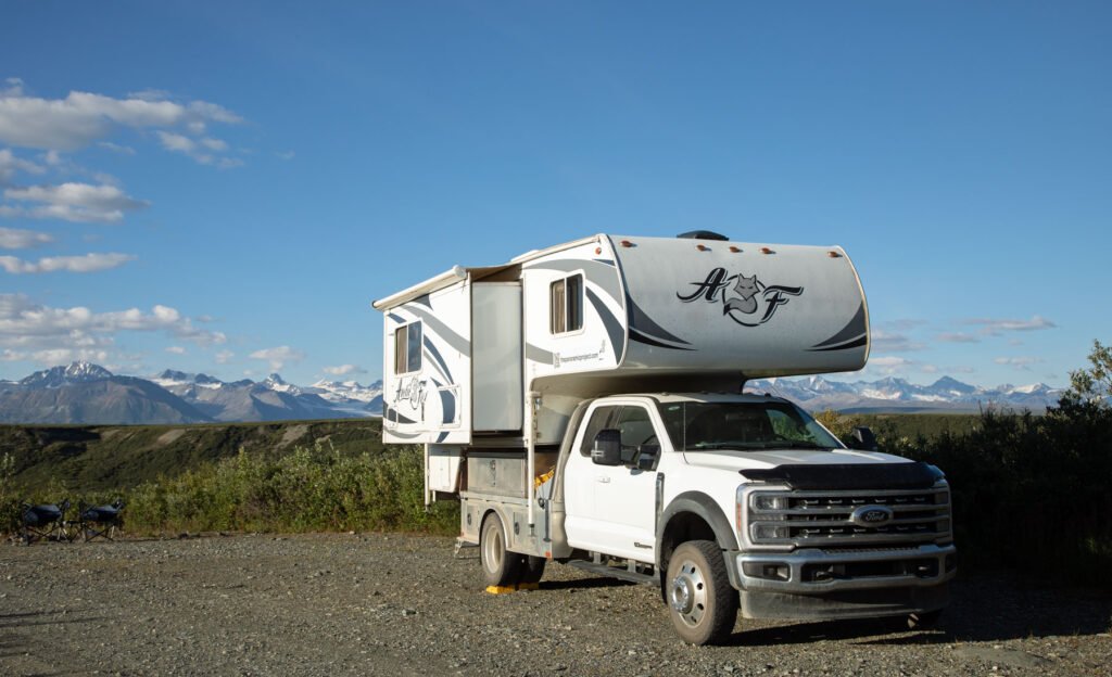 Camping at the east end of Denali Highway